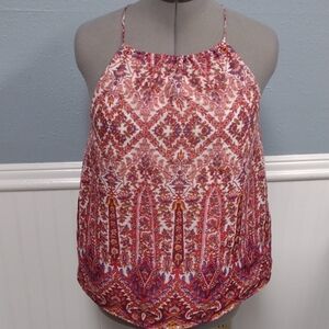 Banana Republic Floral,Camisole Bohemian,Boho, Vacation,Casual,Beachy